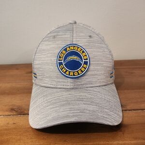 New NFL Los Angeles Chargers On Field Road 39Thirty Grey Flexfit Hat New Era M/L